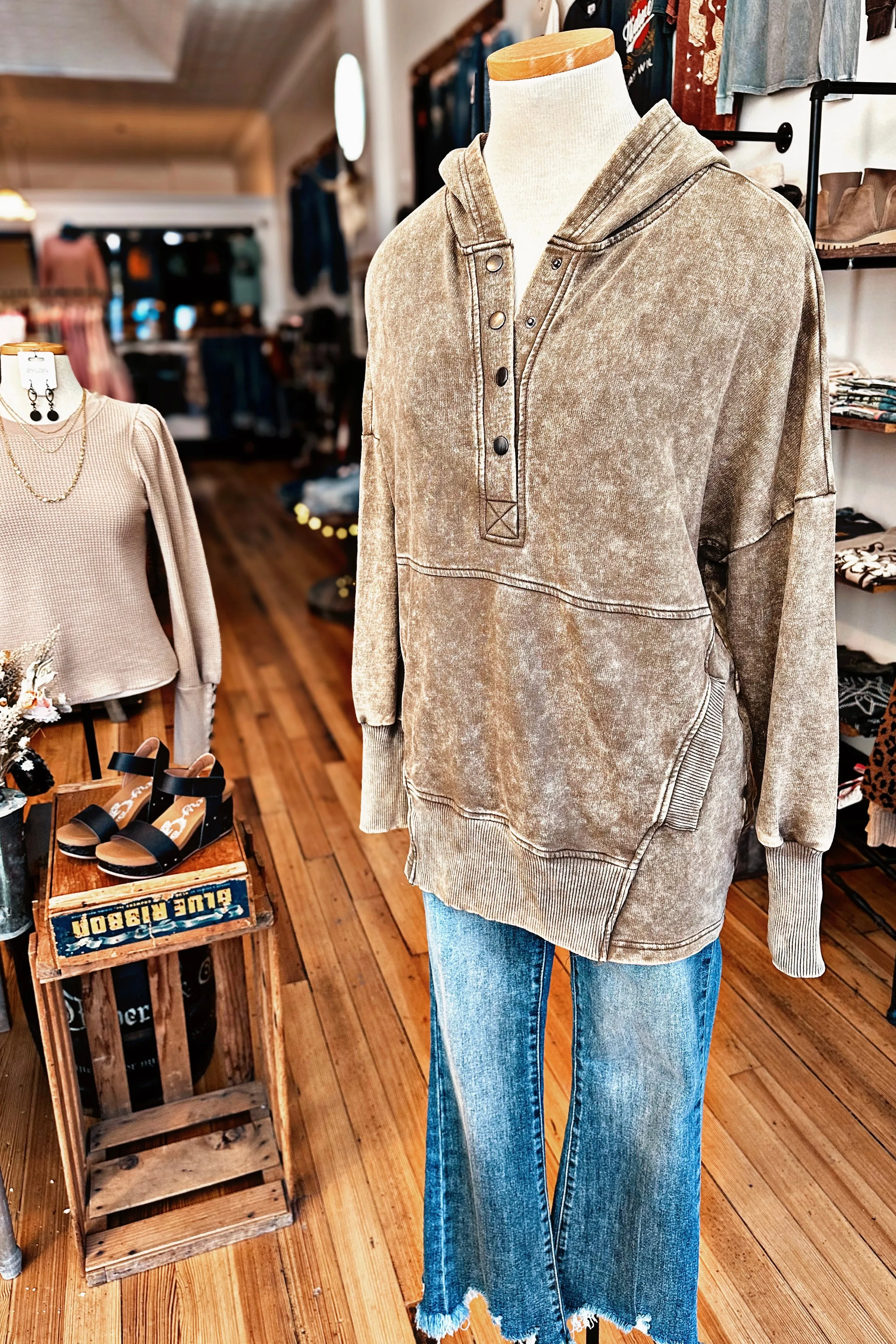 Moonlit Drift Mineral Wash Hoodie