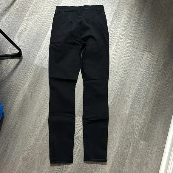 MOTHER The Diamond Swooner Not Guilty Skinny Black Jeans size 26