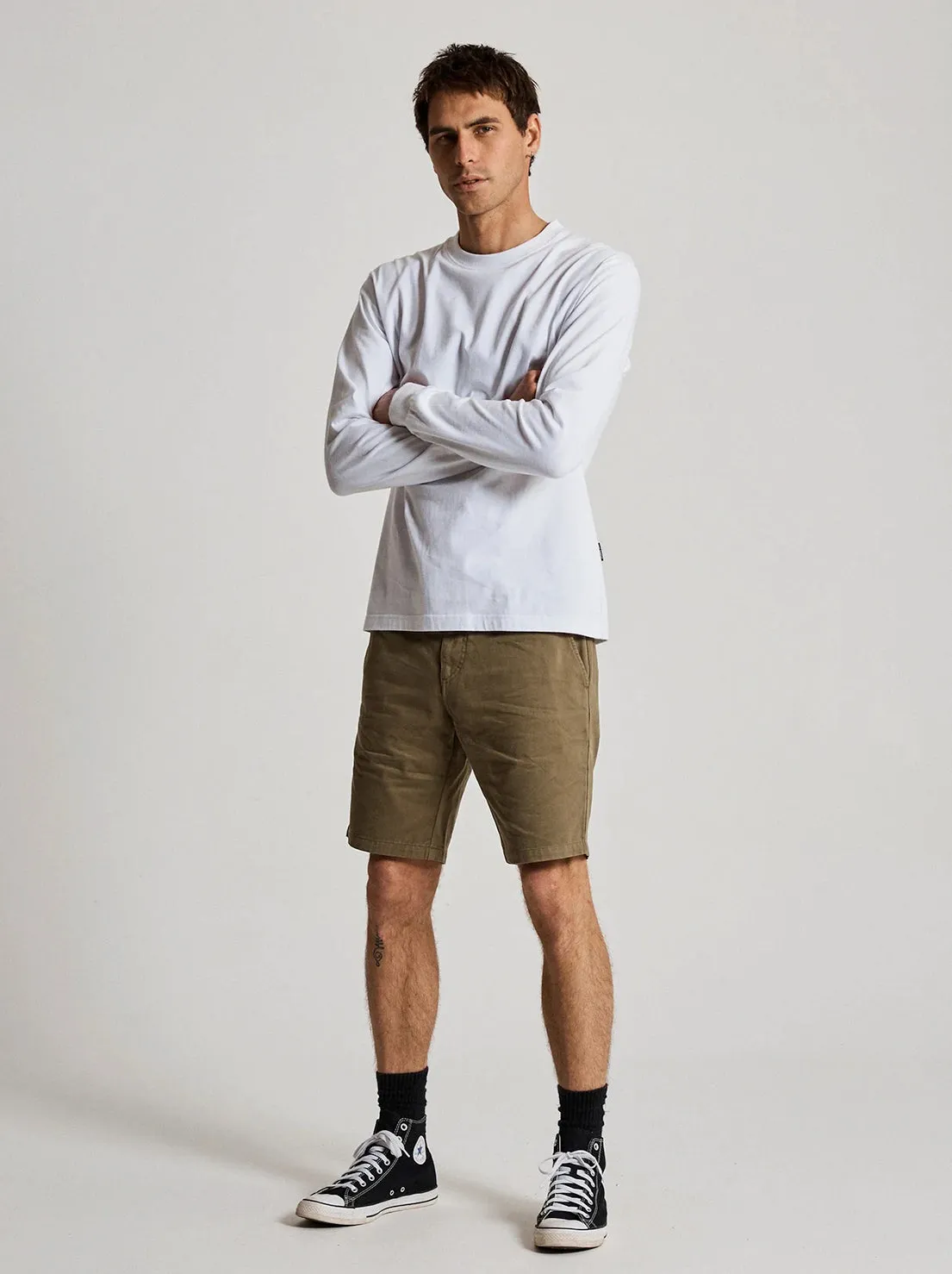 Mr Simple - Taylor Chino Short - Army