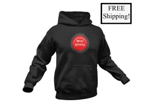Muh Roads Button Light Hoodie