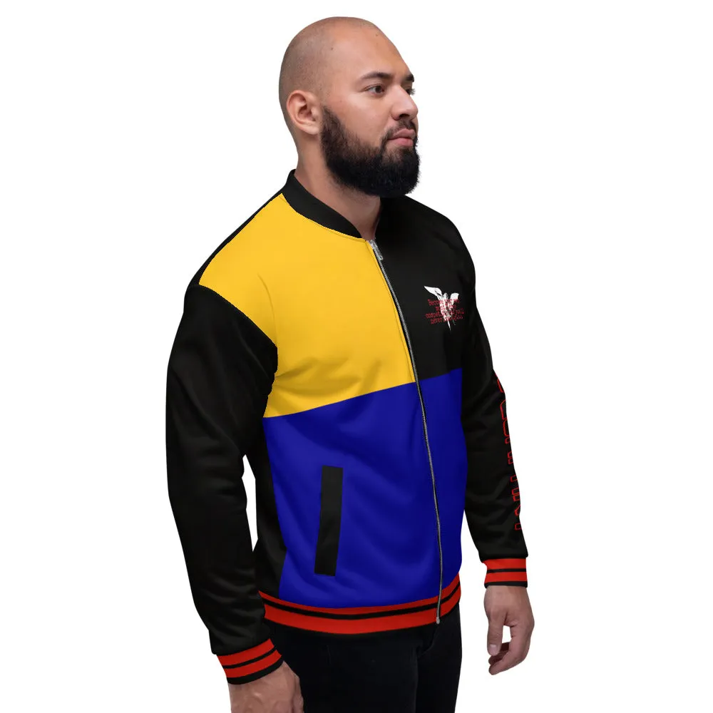 Multi Colored Bomber Jacket