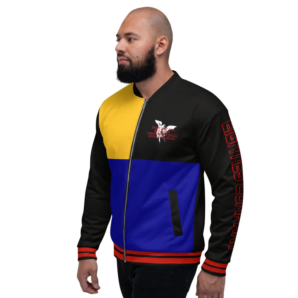 Multi Colored Bomber Jacket