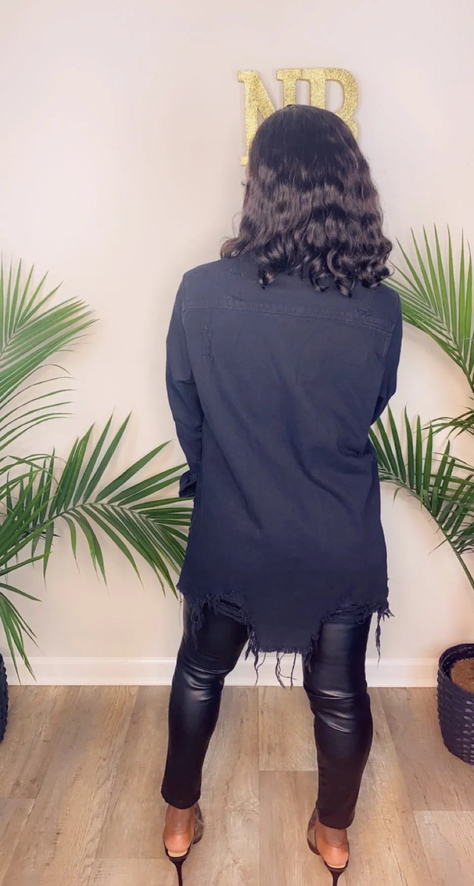 My Own Boss Dress-Black