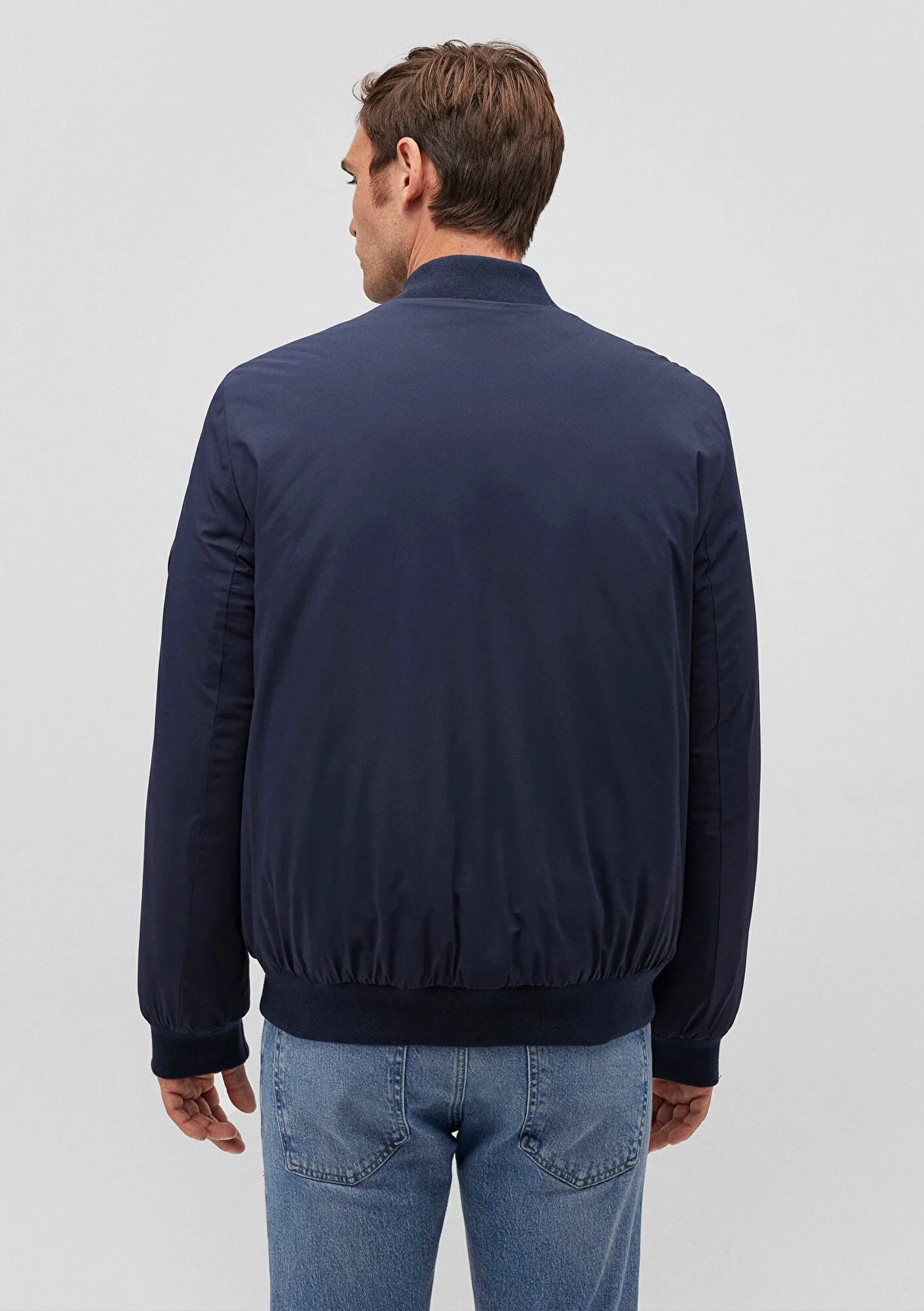 Navy Bomber Jacket