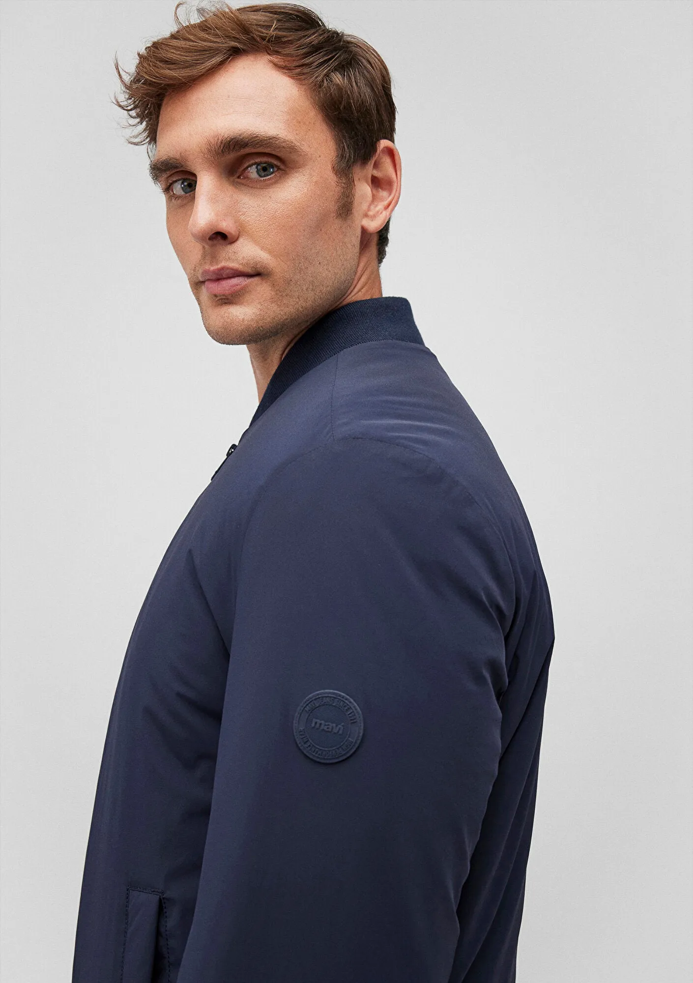 Navy Bomber Jacket