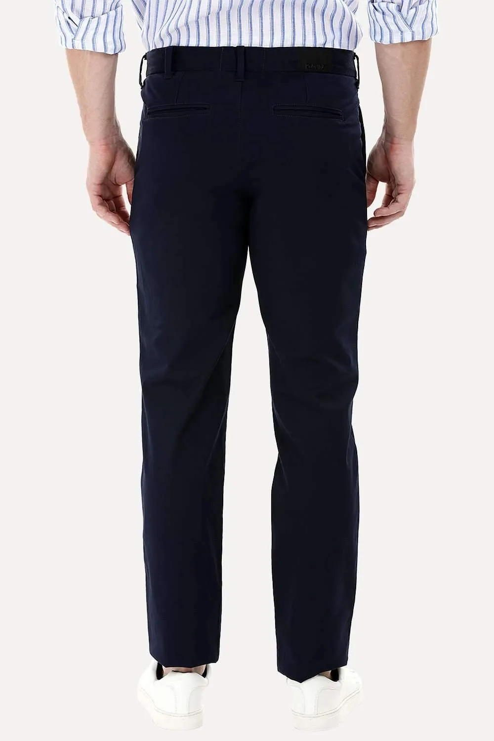 Navy Standard Fit Chino Pants