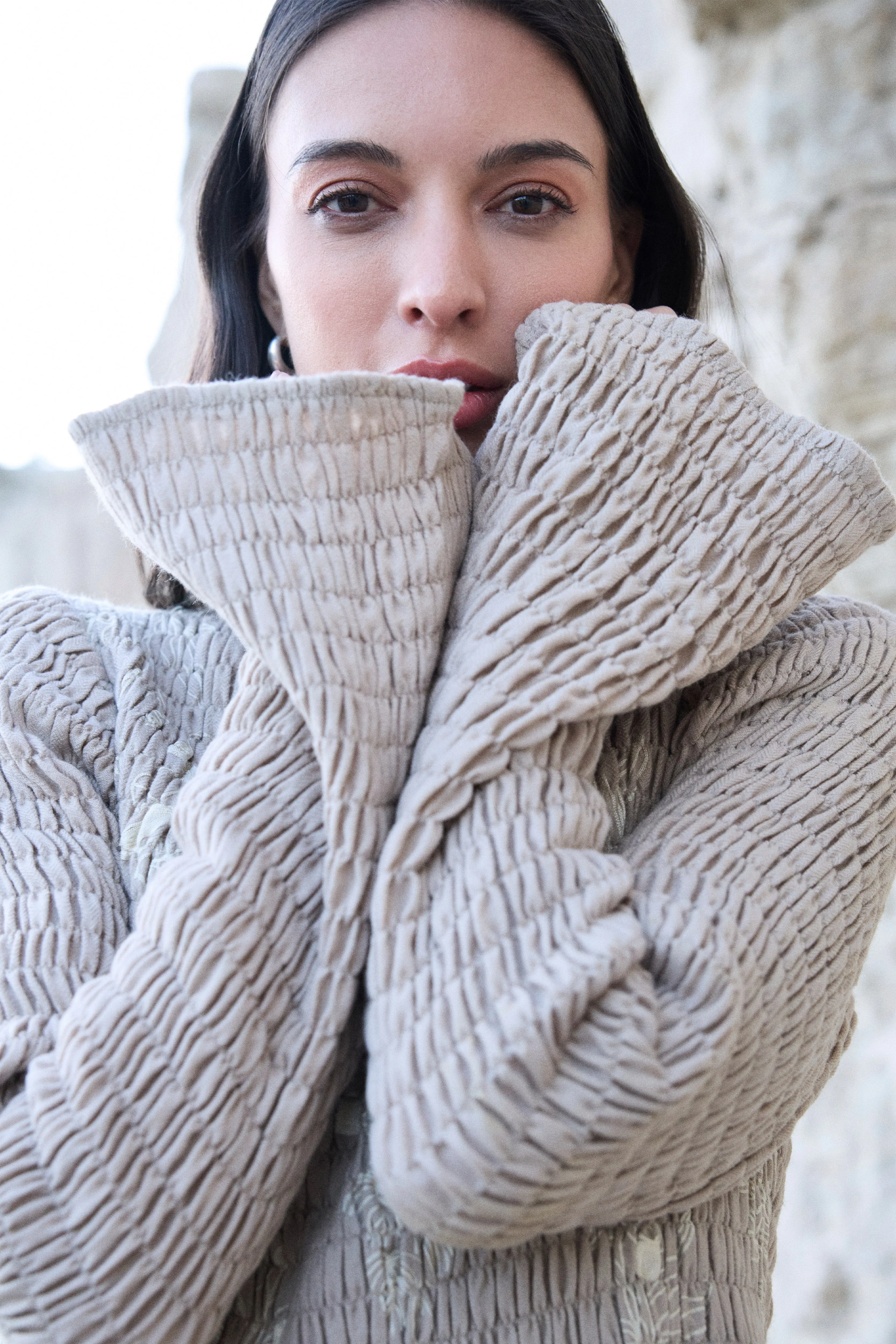 Neh Woollen Top (Natural)