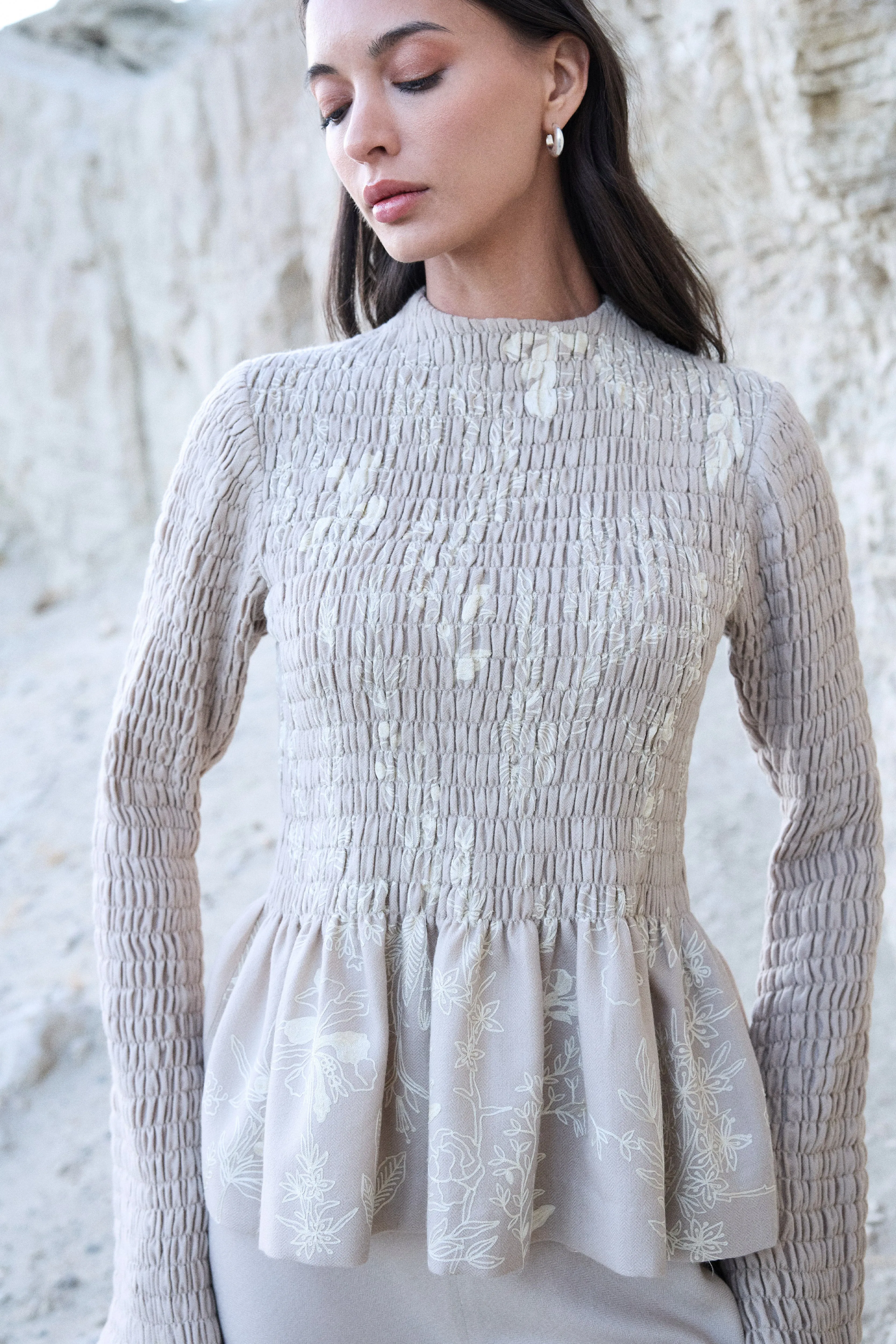 Neh Woollen Top (Natural)
