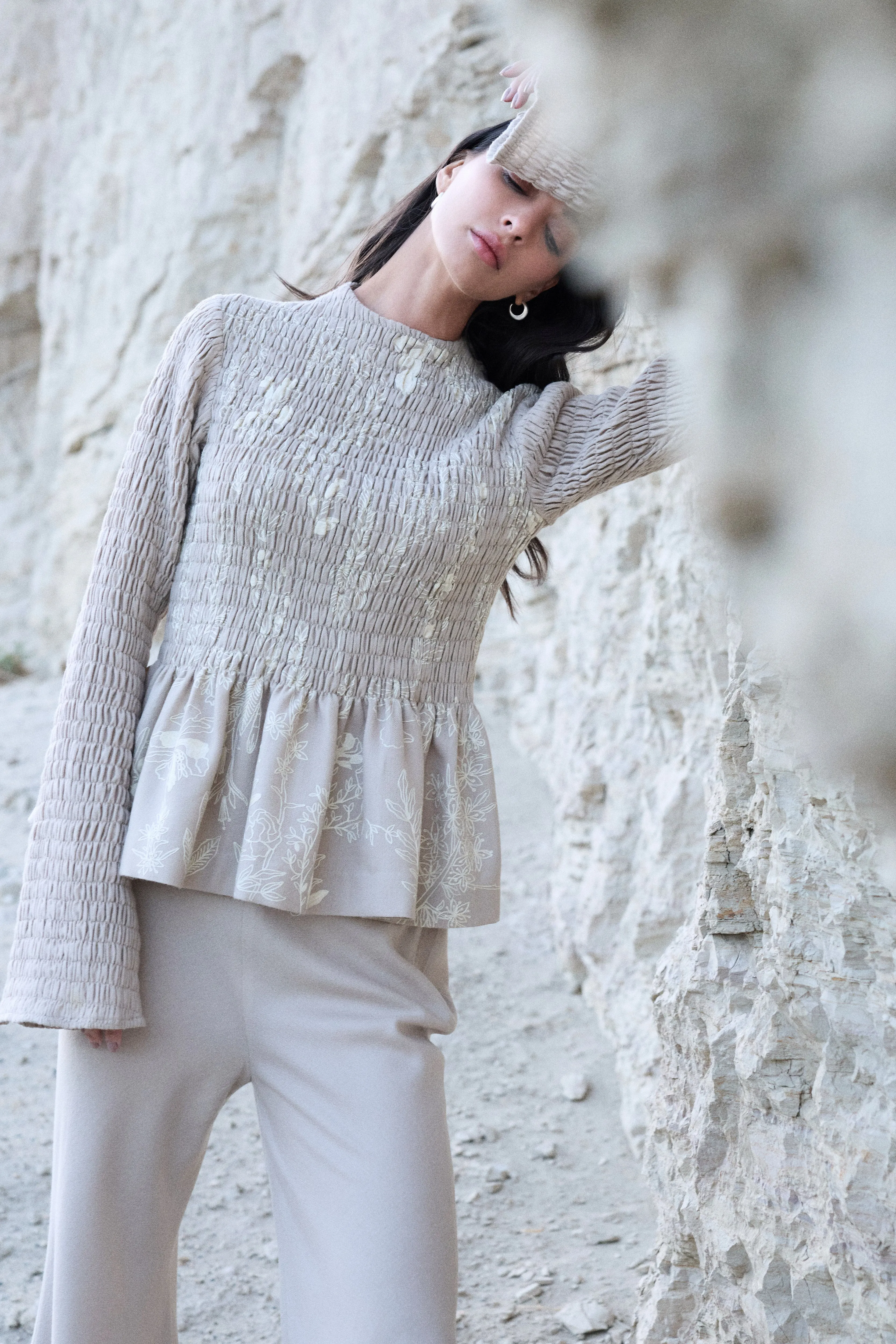 Neh Woollen Top (Natural)