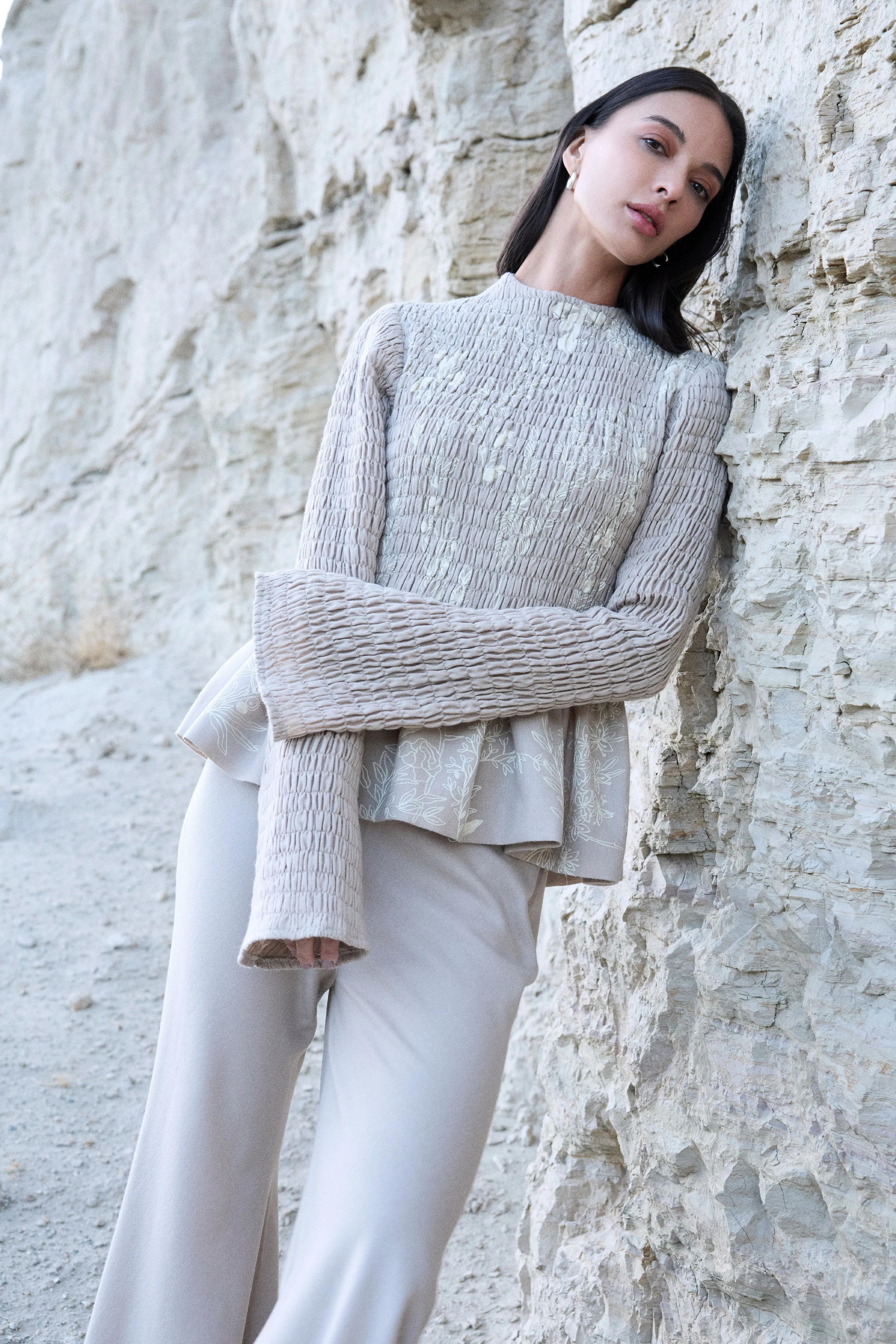 Neh Woollen Top (Natural)