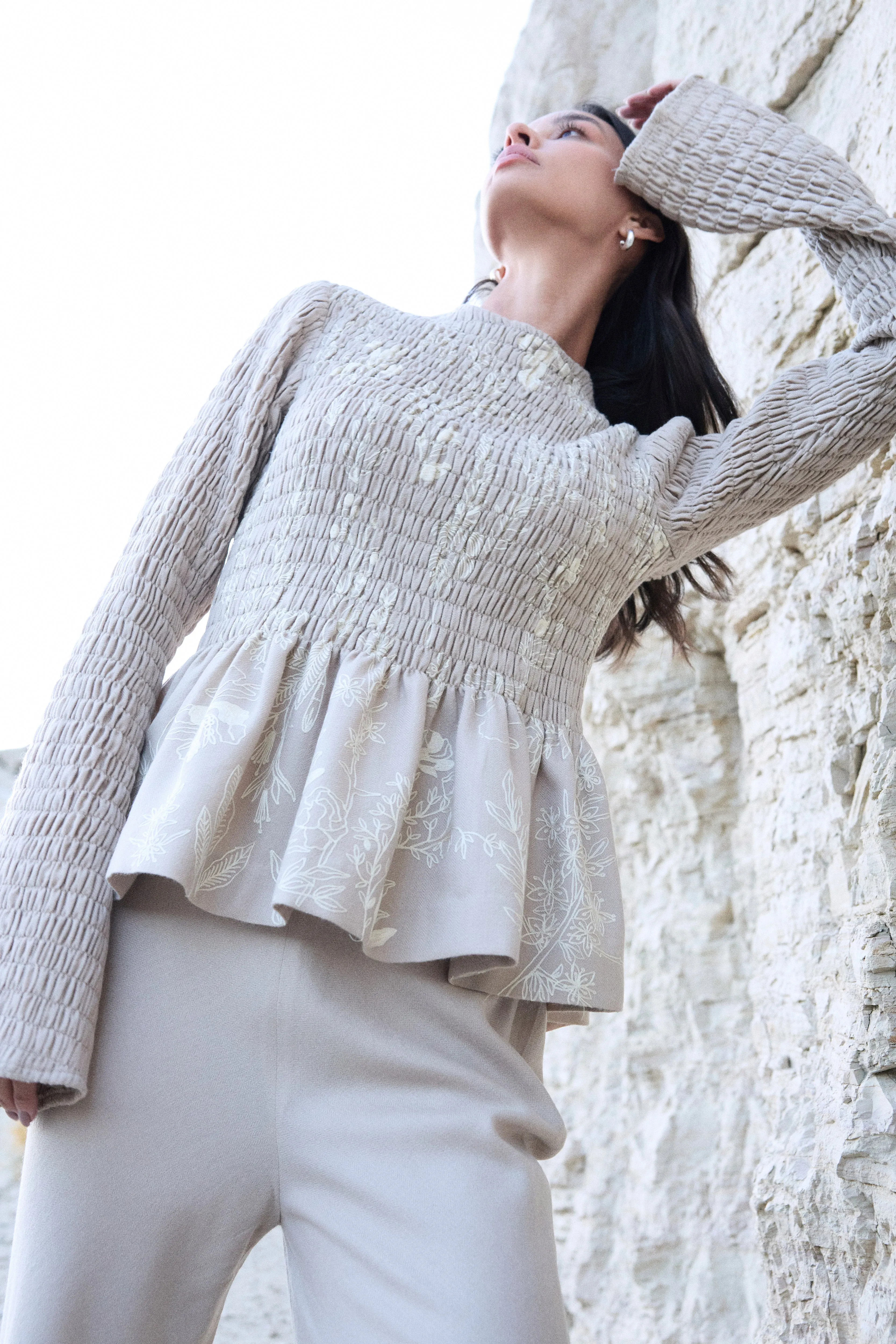 Neh Woollen Top (Natural)