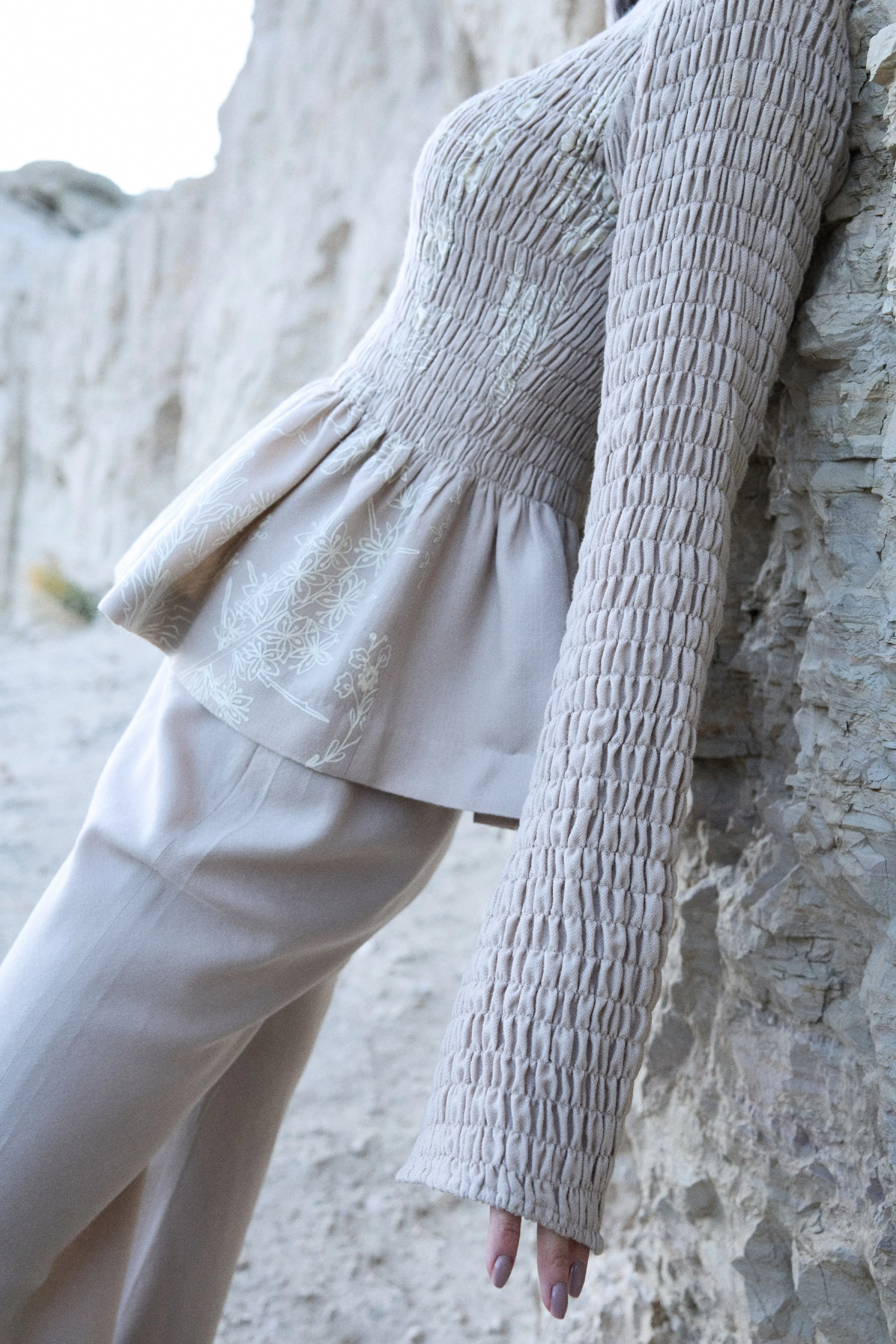Neh Woollen Top (Natural)