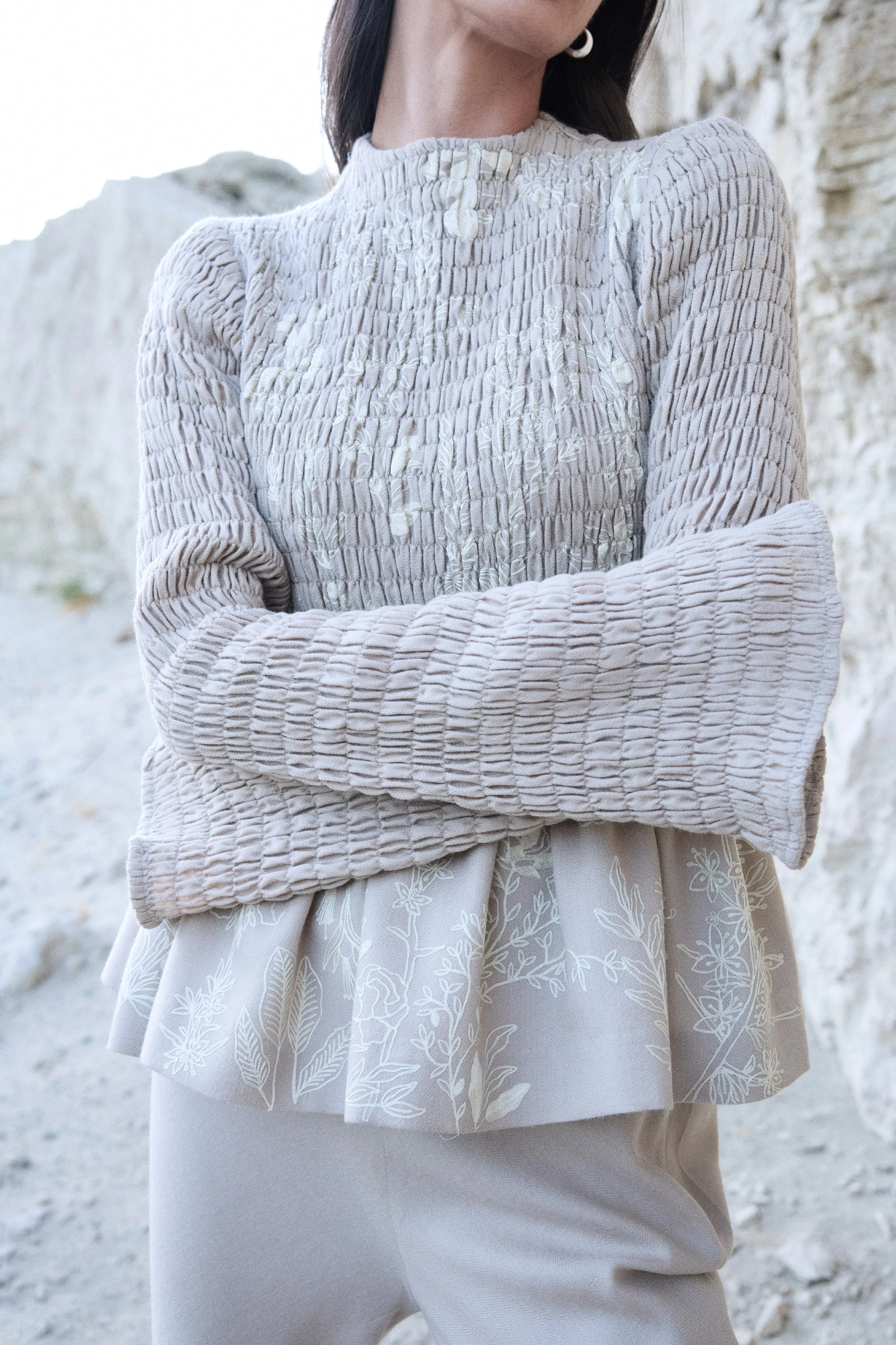 Neh Woollen Top (Natural)
