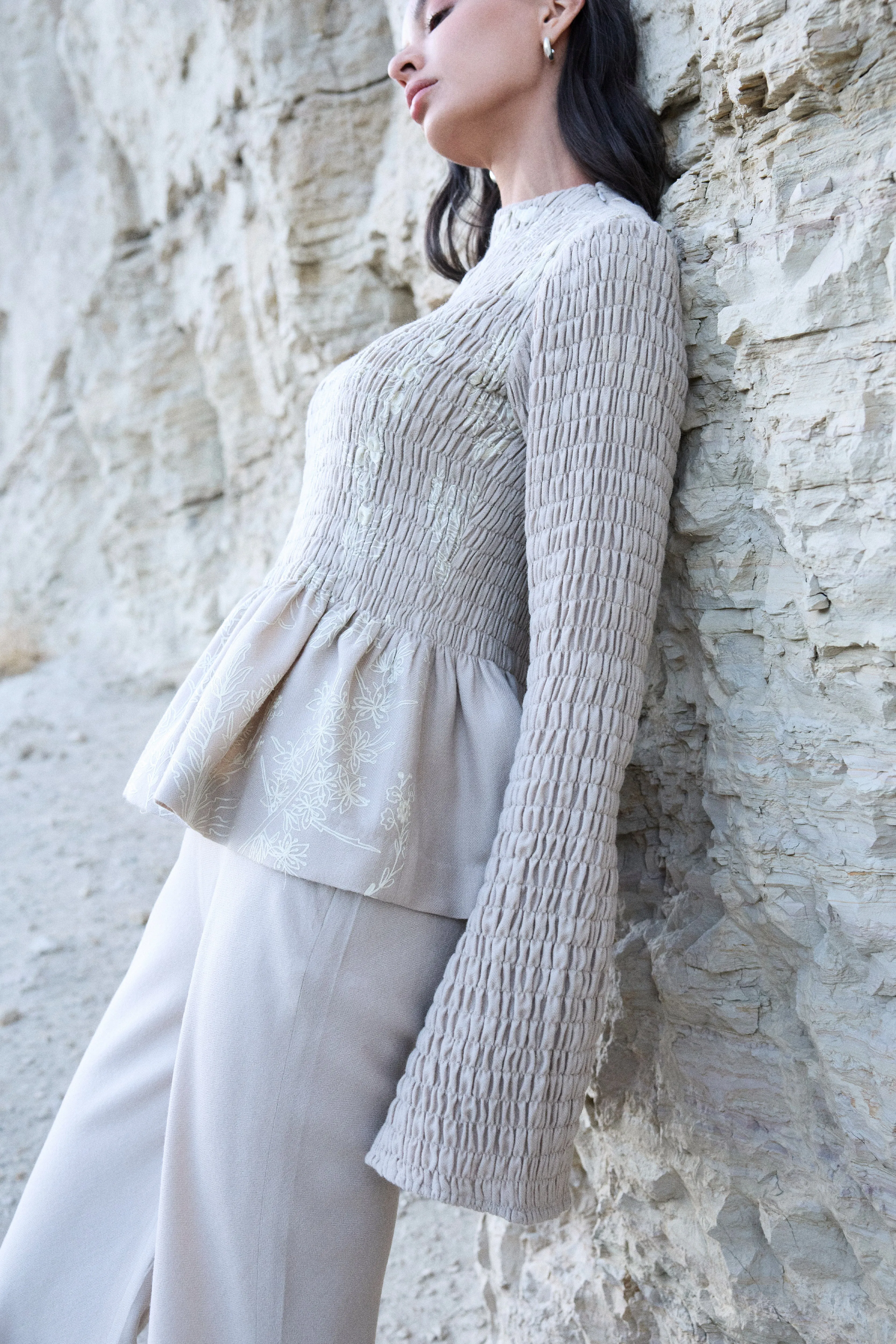 Neh Woollen Top (Natural)