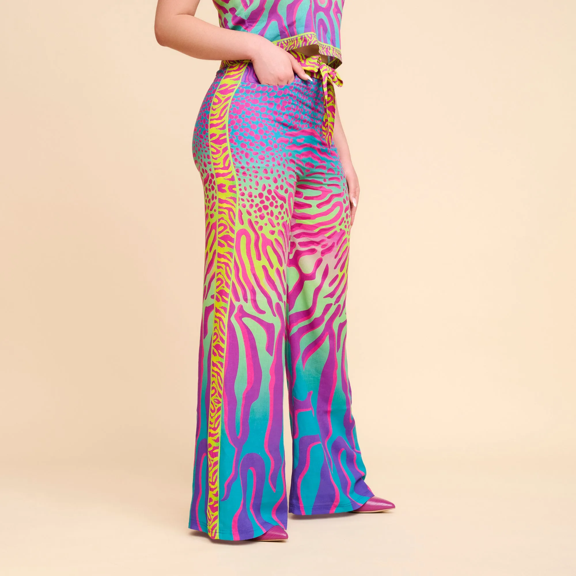 NEON FLUX COTTON LOUNGE PANTS