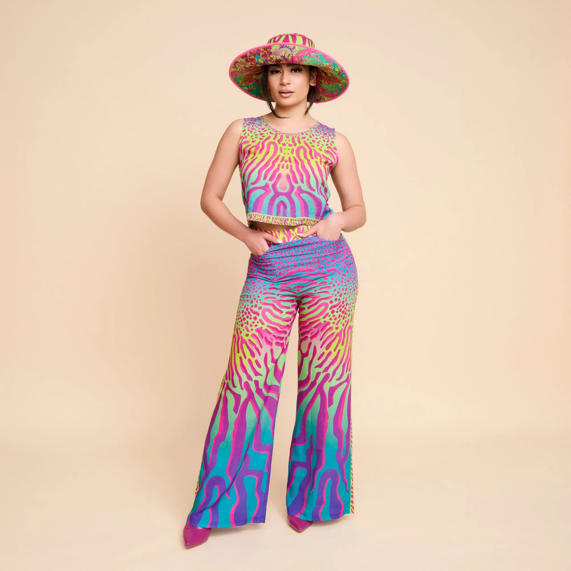 NEON FLUX COTTON LOUNGE PANTS