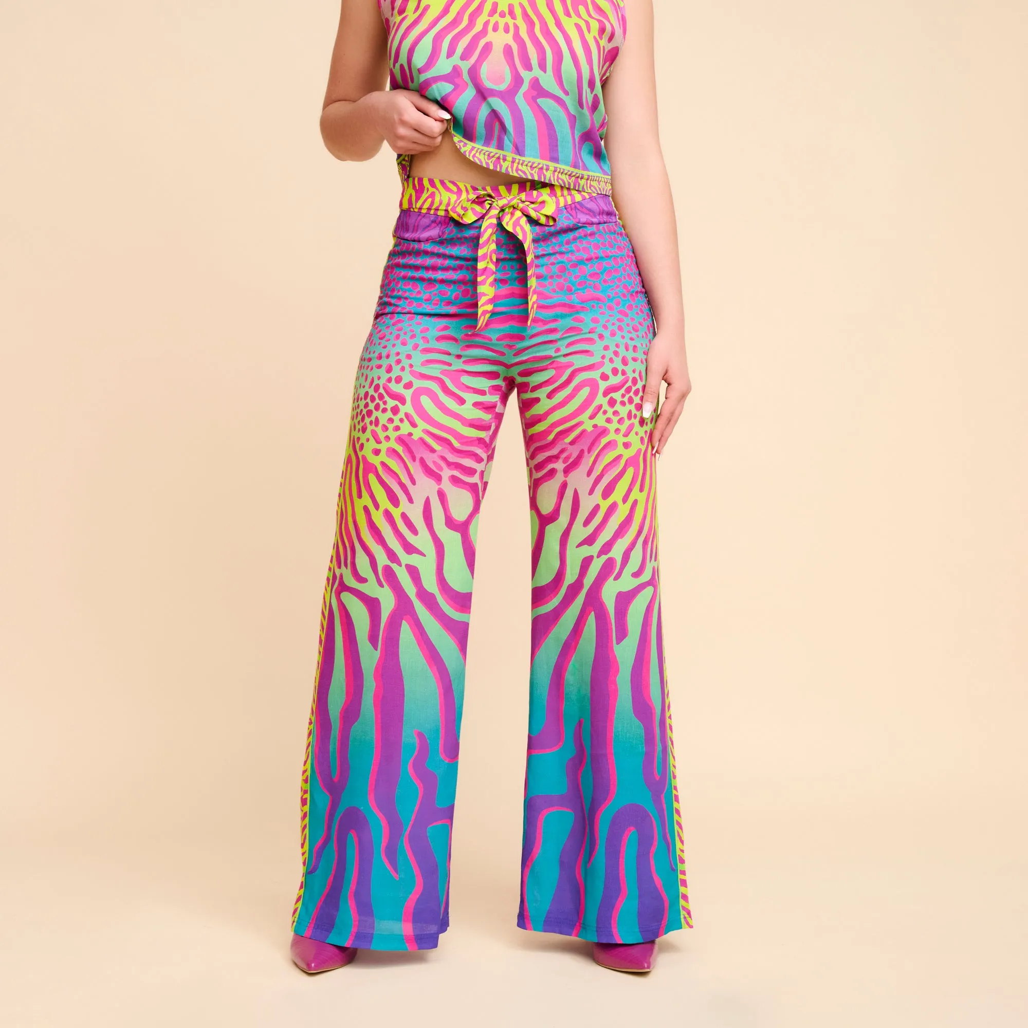 NEON FLUX COTTON LOUNGE PANTS