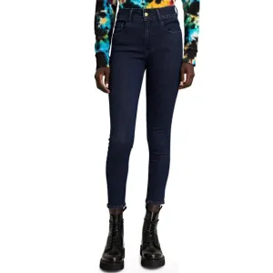 NEW FRAME DARK WASH SKINNY JEANS