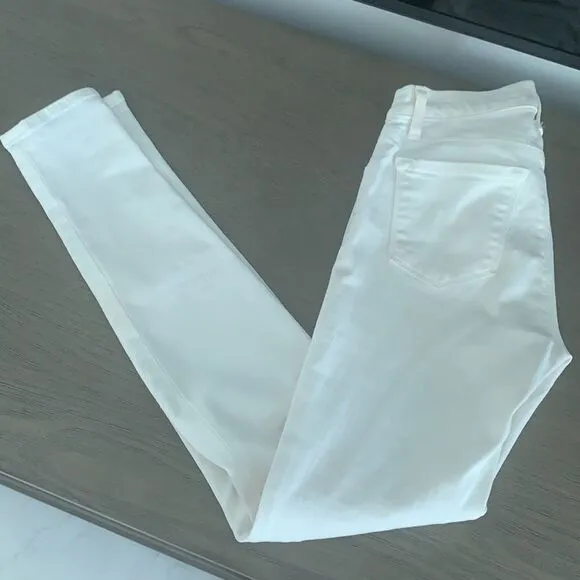 New J Brand white distressed denim white rocks 620c028
