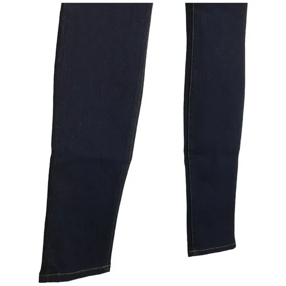New L’Agence Womens Size 25 Mid Rise Skinny Jeans Dark Wash Denim Blue