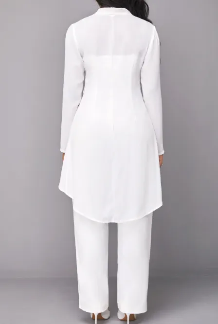 NEW MODLILY DESIGN Snap Button Closure Long Sleeve Jumpsuit and Cardigan - Sz M - Retails $75 
