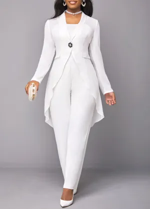 NEW MODLILY DESIGN Snap Button Closure Long Sleeve Jumpsuit and Cardigan - Sz M - Retails $75 
