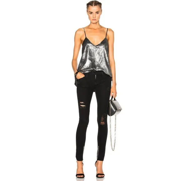 NEW RTA REVOLVE BLACK DISTRESSED SKINNY JEANS