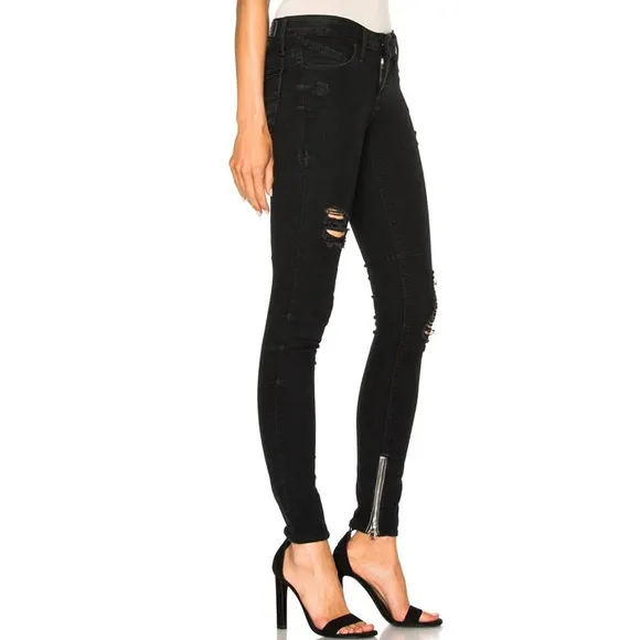 NEW RTA REVOLVE BLACK DISTRESSED SKINNY JEANS
