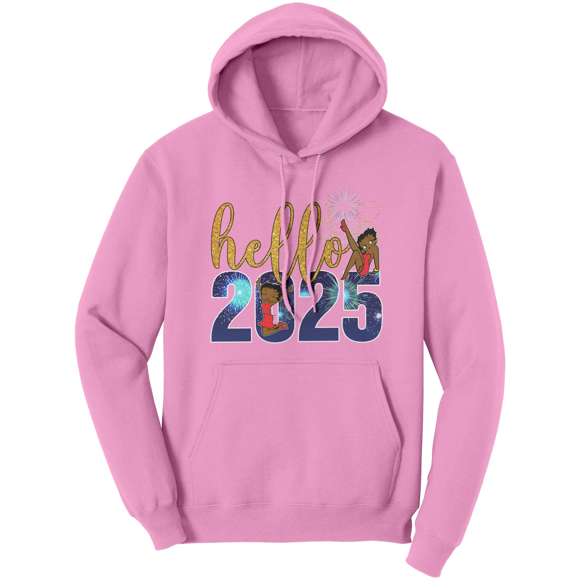 New Year Hoodie, Hello 2025 Hoodie, Betty Boop Hoodie, Happy New Year Hoodie, New Year Womens Hoodie, Holiday Gift, Christmas Gift For Her