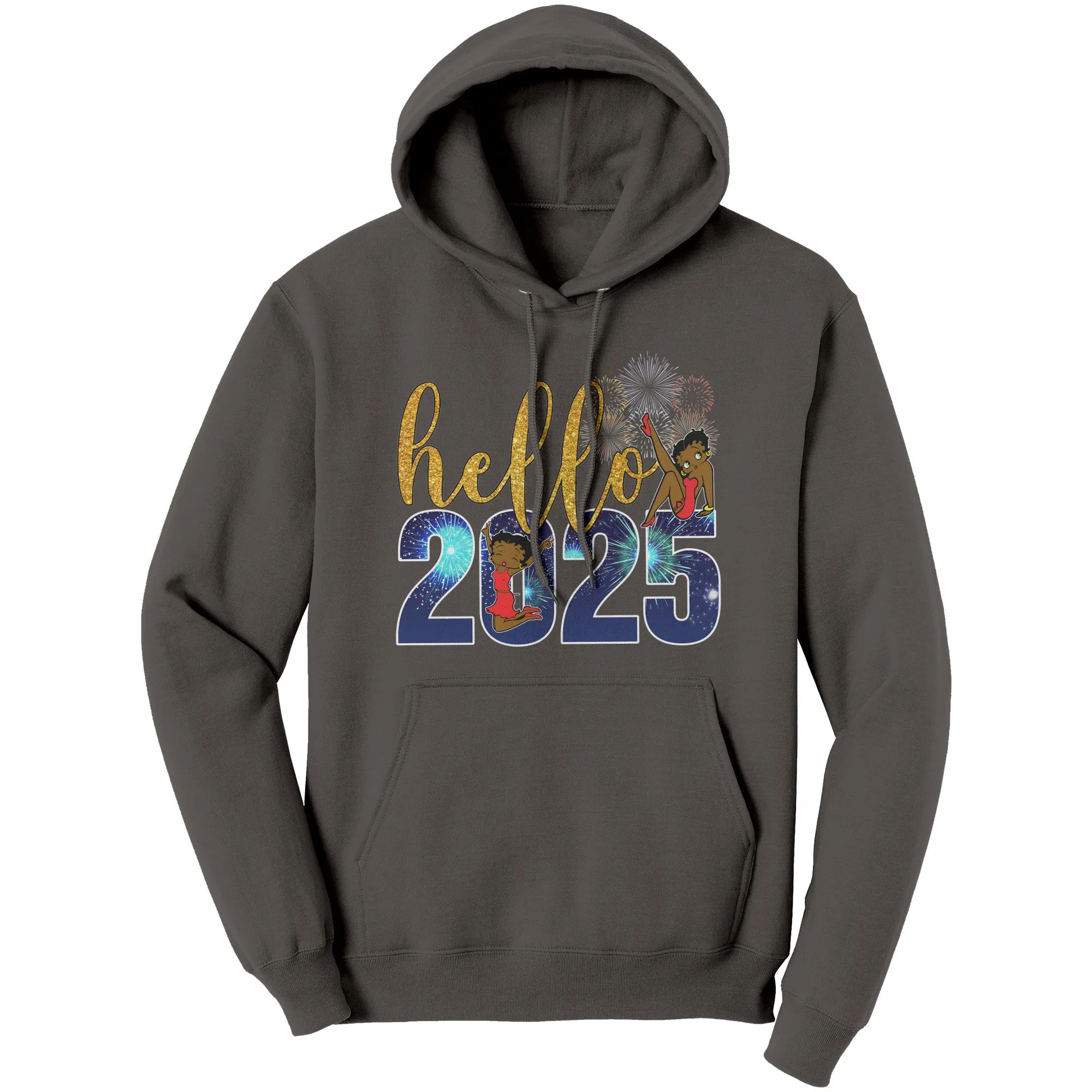 New Year Hoodie, Hello 2025 Hoodie, Betty Boop Hoodie, Happy New Year Hoodie, New Year Womens Hoodie, Holiday Gift, Christmas Gift For Her