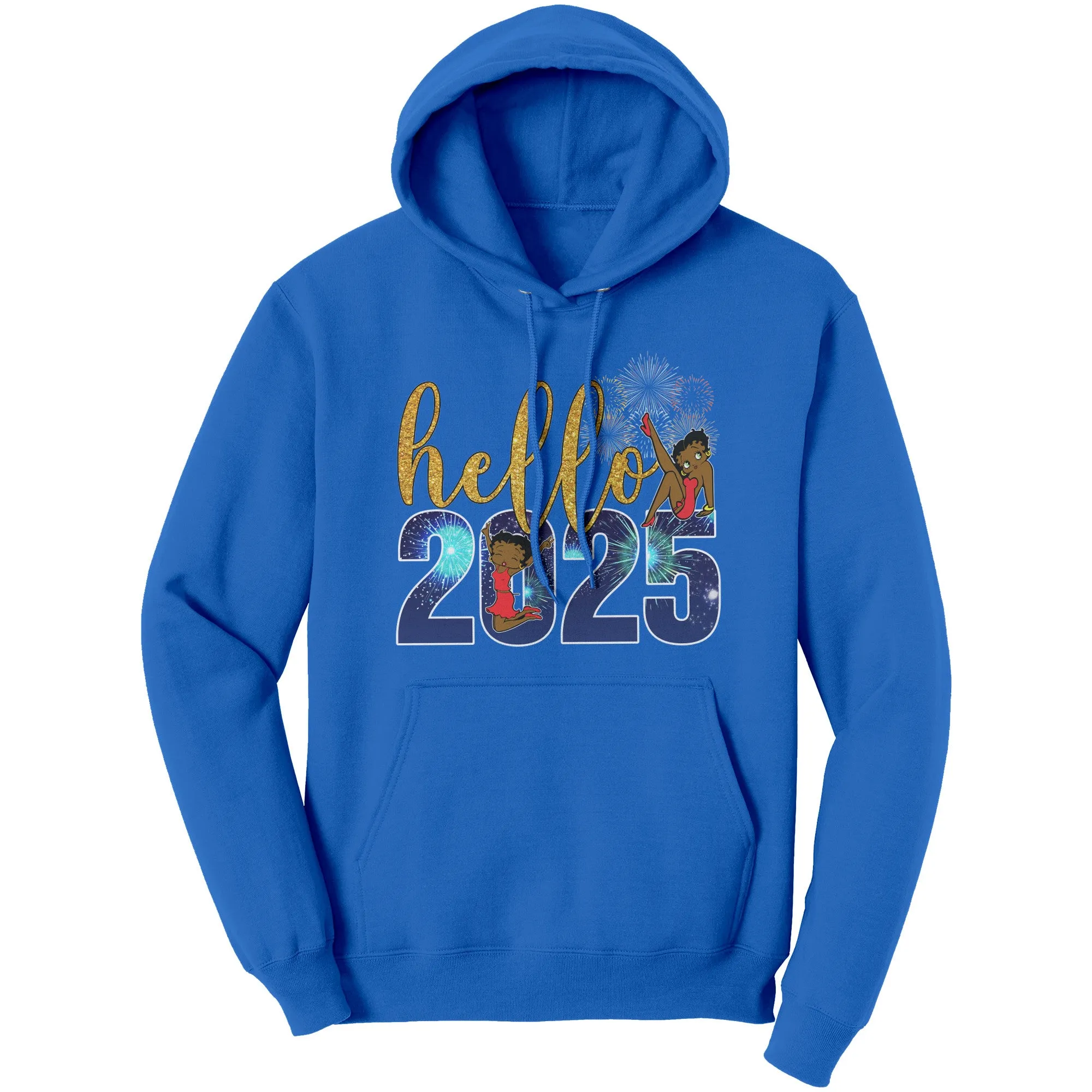 New Year Hoodie, Hello 2025 Hoodie, Betty Boop Hoodie, Happy New Year Hoodie, New Year Womens Hoodie, Holiday Gift, Christmas Gift For Her