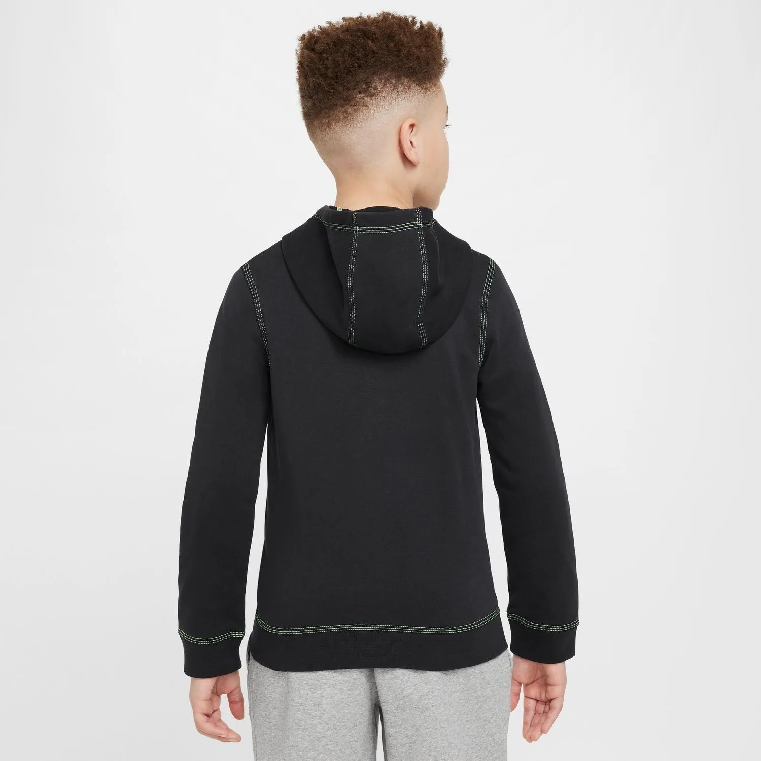 Nike Portugal Youth Hoodie- Black/Green