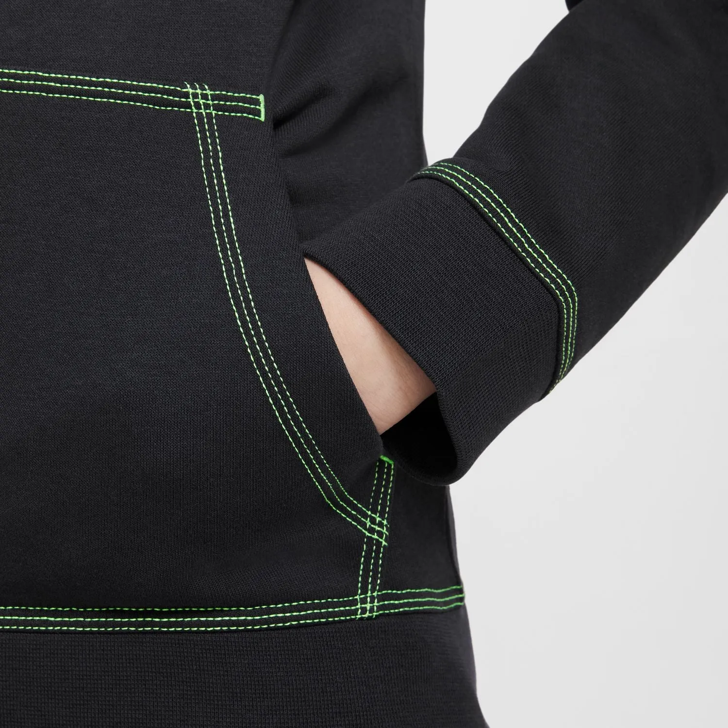 Nike Portugal Youth Hoodie- Black/Green