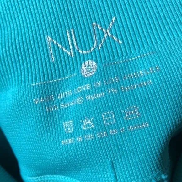 NUX Active Good Short Bike Shorts Athletic Running Abyss Teal