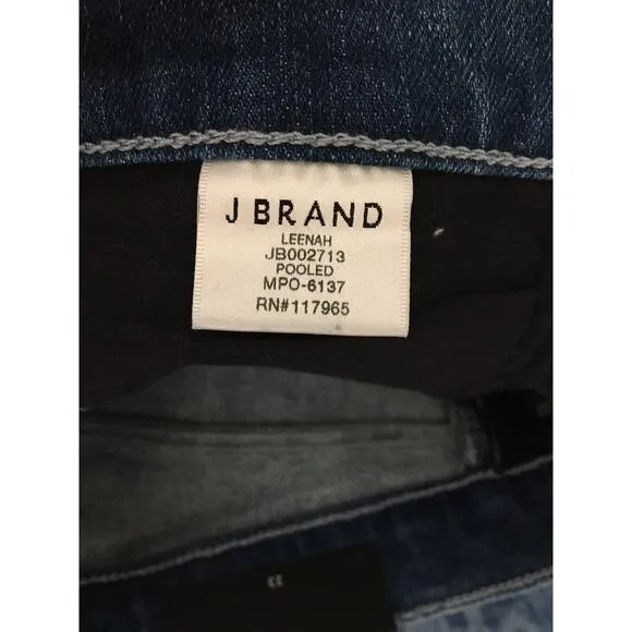 NWT J Brand Leenah High Rise Eco Wash Ankle Skinny Jean Size 23