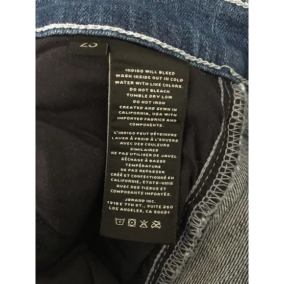 NWT J Brand Leenah High Rise Eco Wash Ankle Skinny Jean Size 23