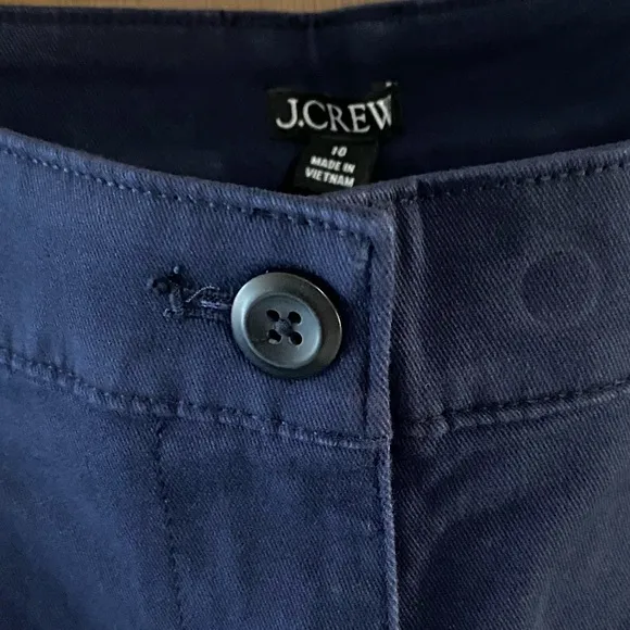 NWT J. Crew Pleated Capeside Chino Shorts Size 10