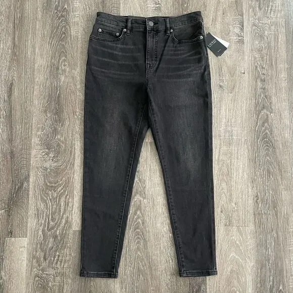 NWT Lauren Ralph Lauren Super Stretch High-Rise Skinny Ankle Jeans - Size: 8P