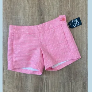 NWT Lilly Pulitzer Sloane Short Sparkle Pink Swirly Boucle Tweed Size 00