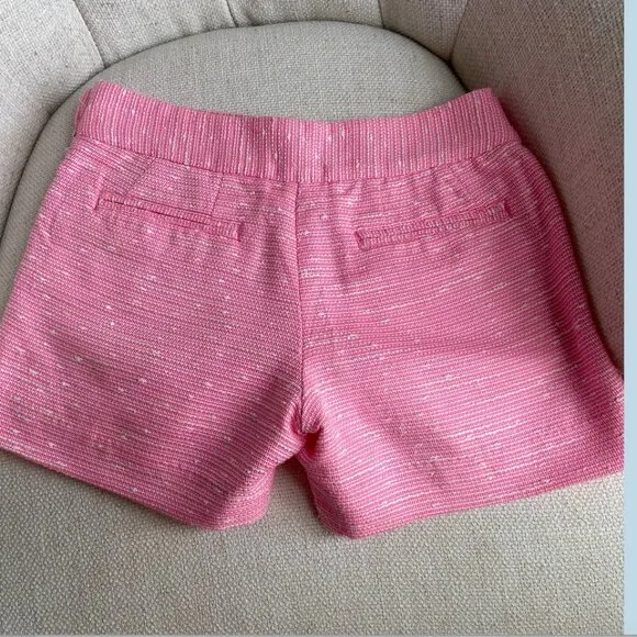 NWT Lilly Pulitzer Sloane Short Sparkle Pink Swirly Boucle Tweed Size 00