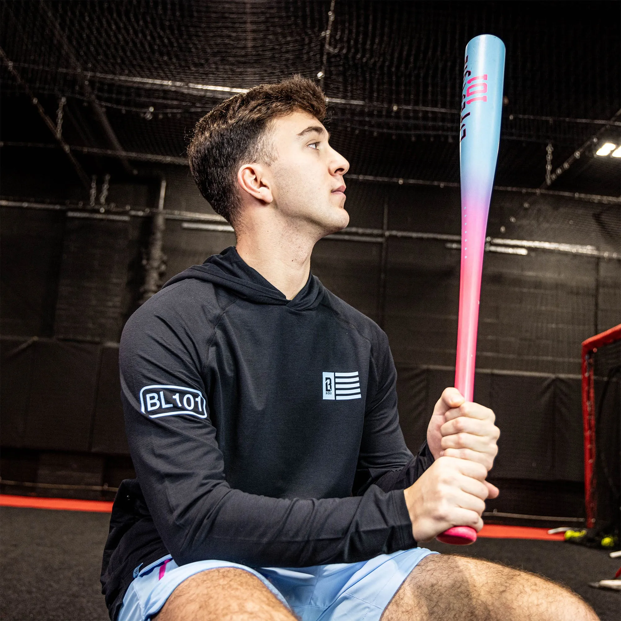 Off-Field Hoodie V2 - Black/Light Blue
