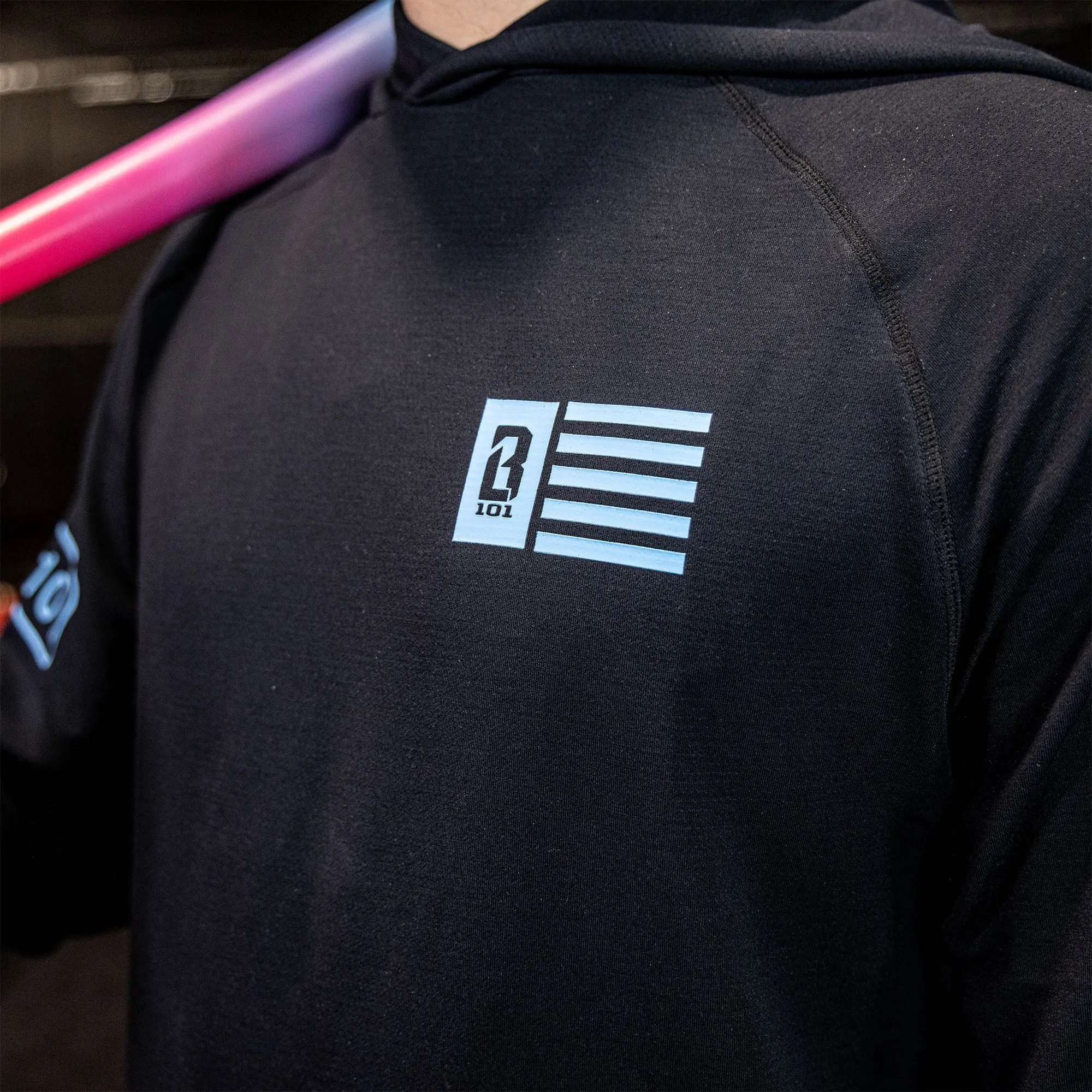 Off-Field Hoodie V2 - Black/Light Blue