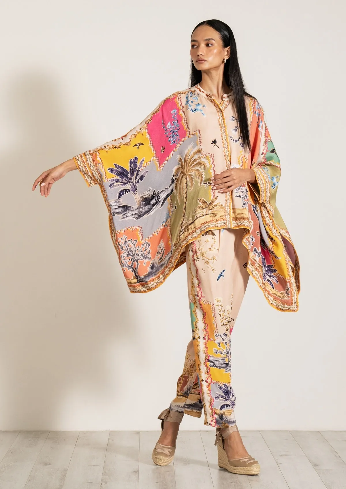 Olivia multicolor kaftan and pants