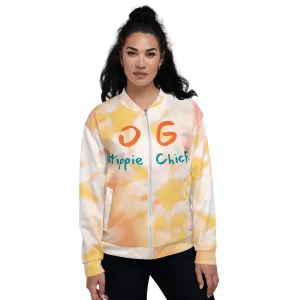 Orange Tie Dye Bomber Jacket - OG Hippie Chick