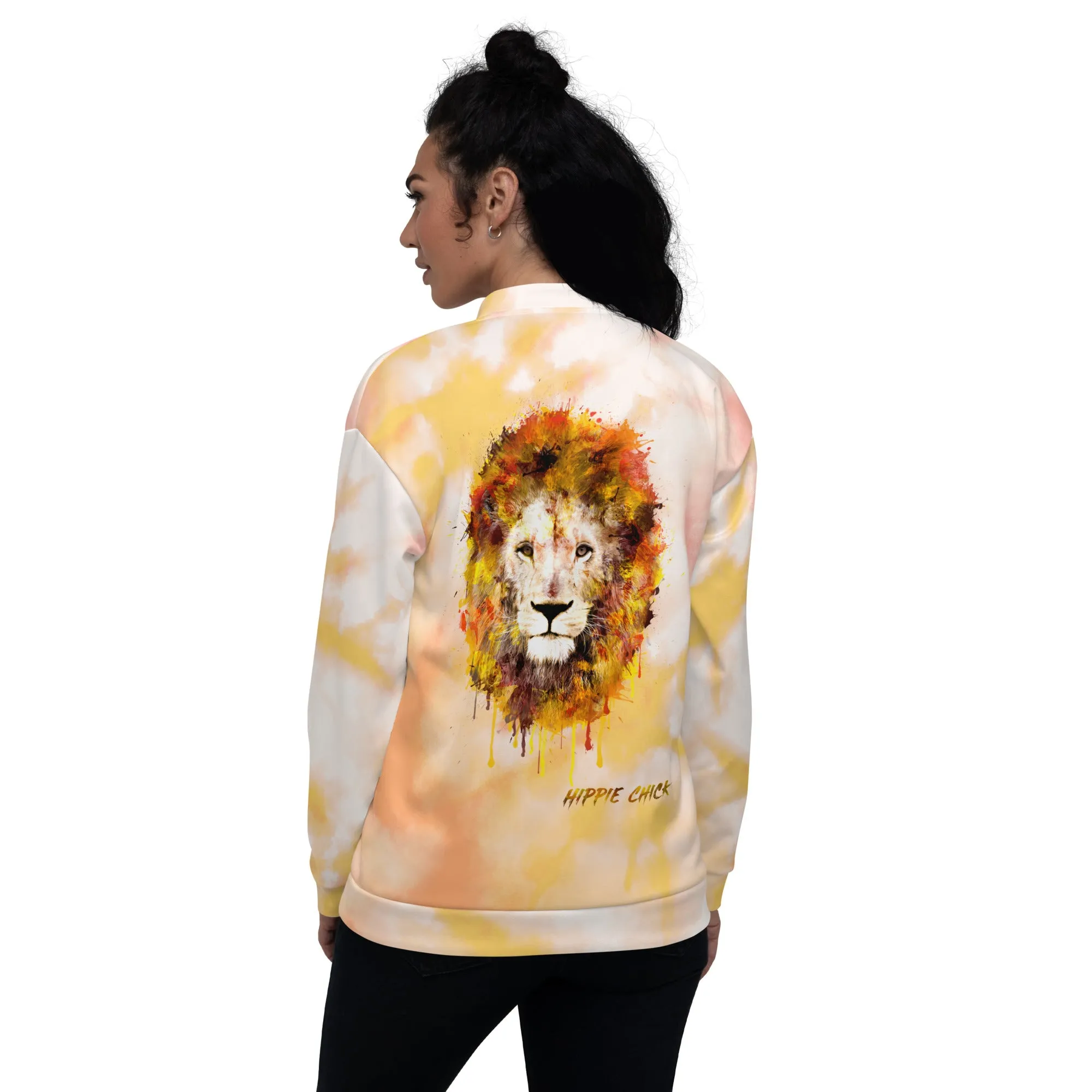 Orange Tie Dye Bomber Jacket - OG Hippie Chick