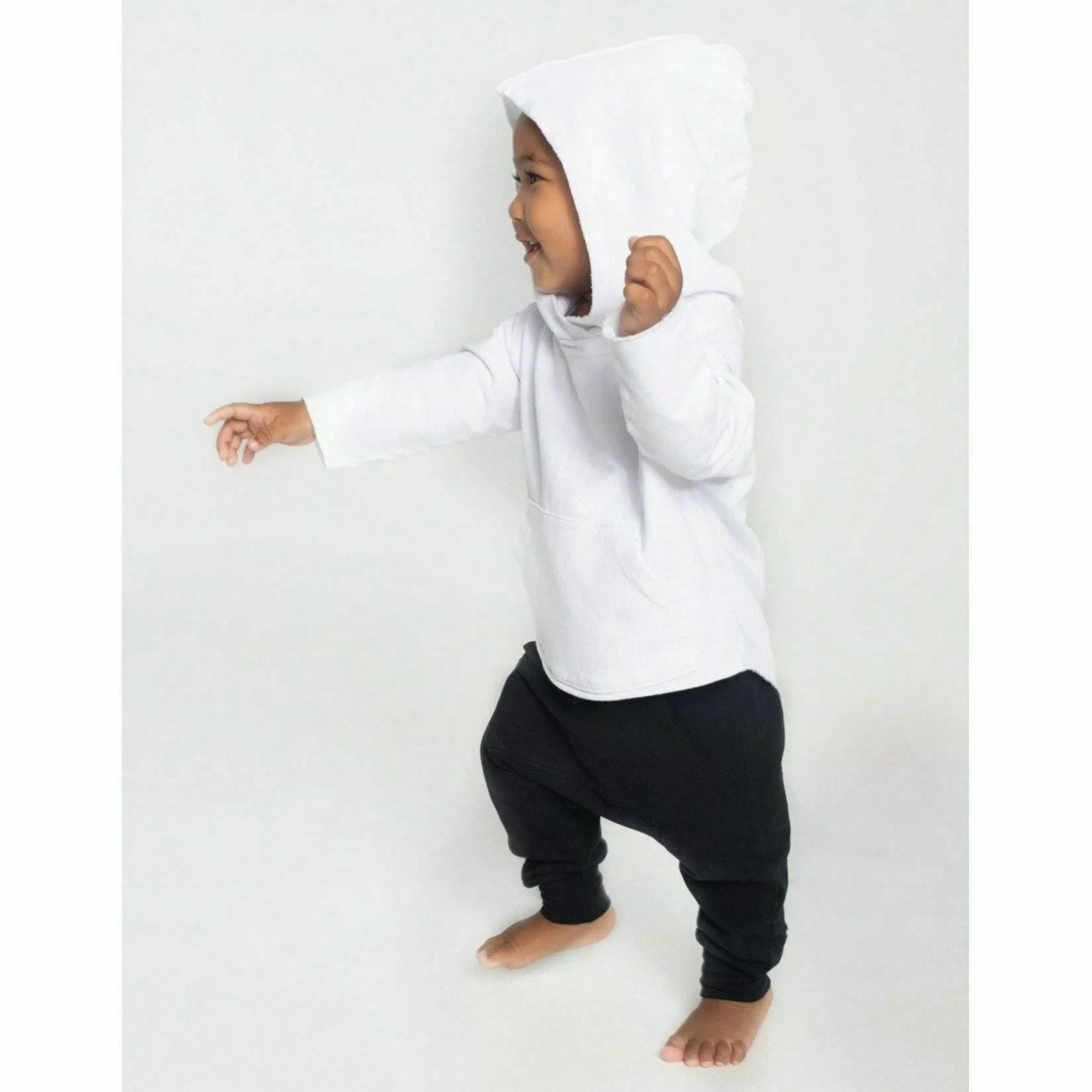 Organic Baby  Benji Hoodie Olive