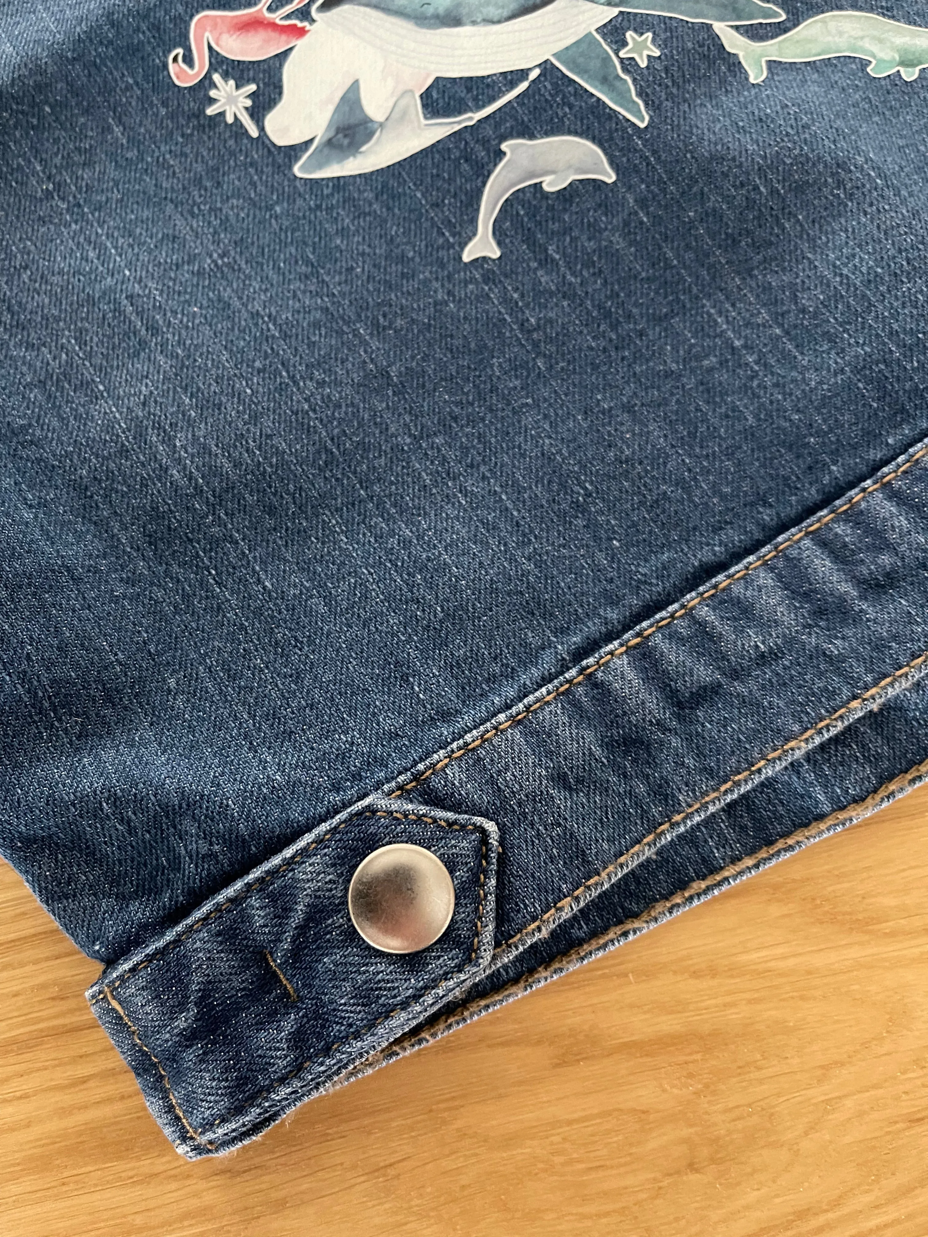 Organic Denim Jacket - Save Our Planet