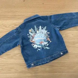 Organic Denim Jacket - Save Our Planet