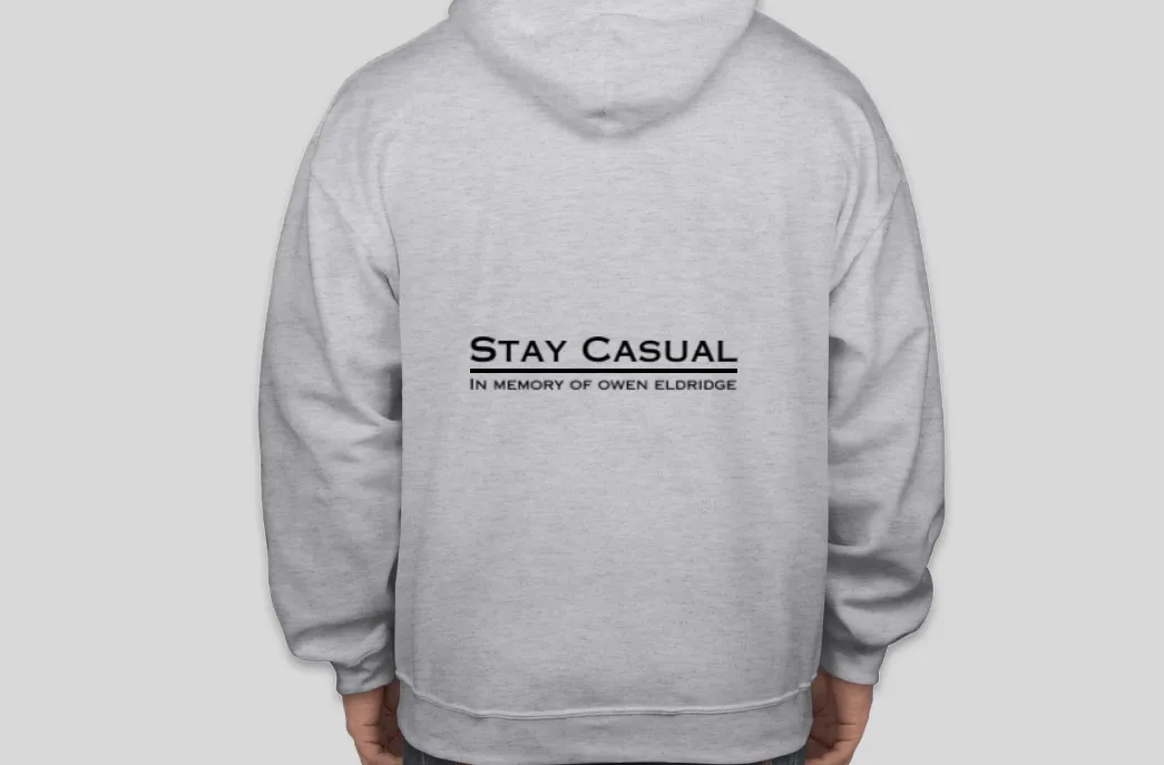 O's Design Gray Hoodie