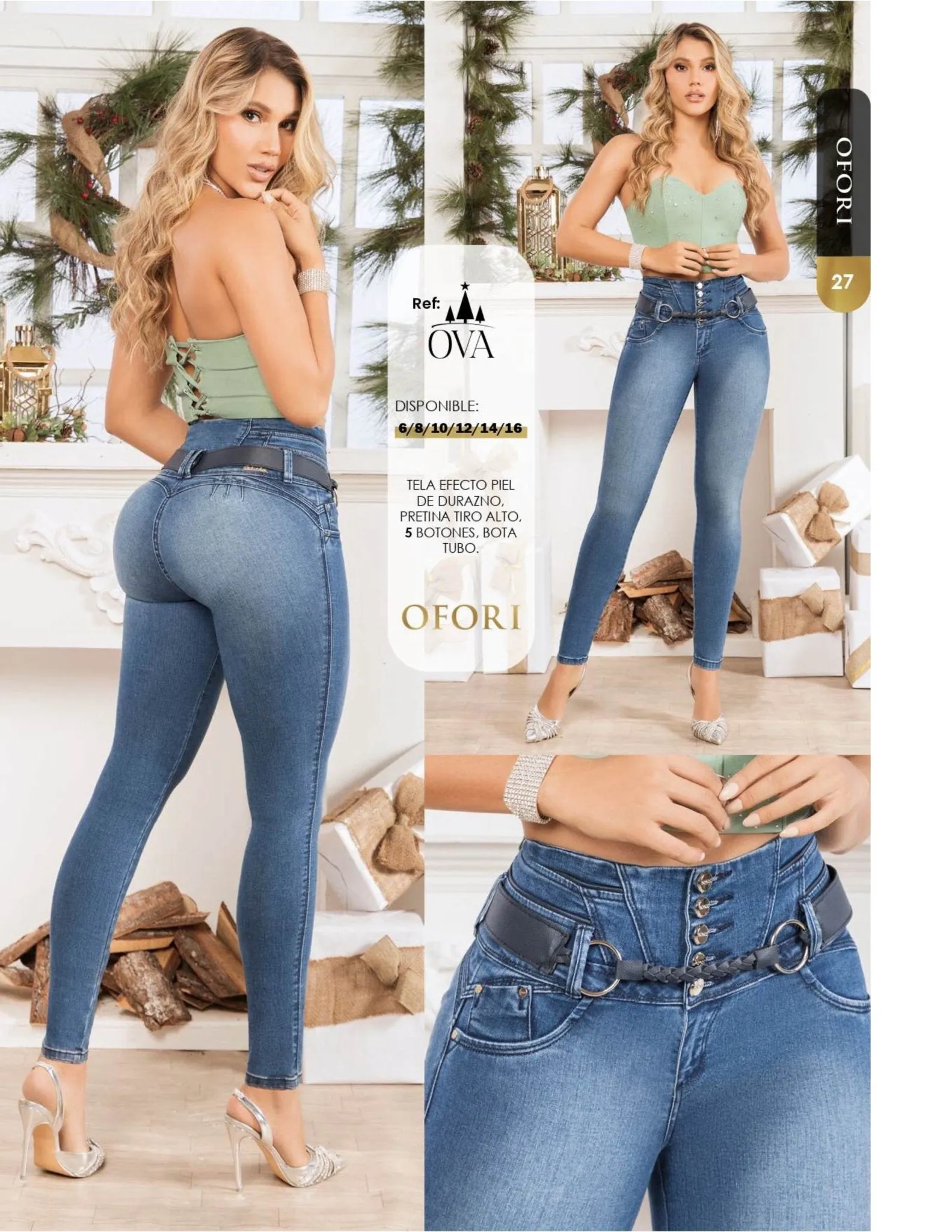 OVA 100% Authentic Colombian Push Up Jeans